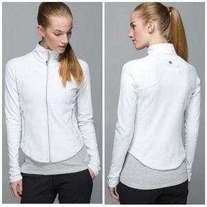 Lululemon Shape Jacket *Silver White Sz 6 Y2K